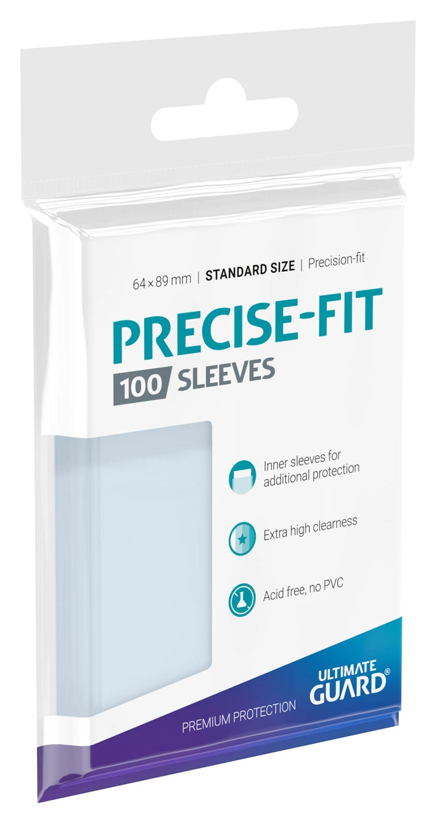 FUNDAS PRECISE-FIT SLEEVES TRANSPARENTES TAMAÑO ESTANDAR 100 UD