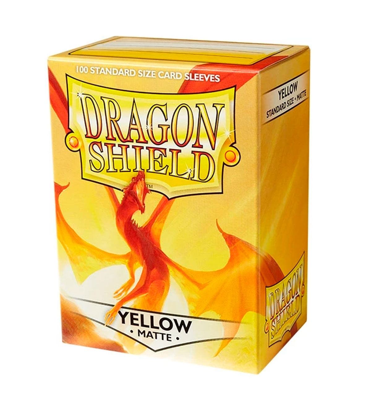 FUNDAS STANDARD MATTE - 100 UNIDADES - AMARILLO