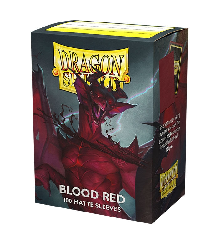 FUNDAS STANDARD MATTE - 100 UNIDADES - ROJO BLOOD RED 'SIMURAG'