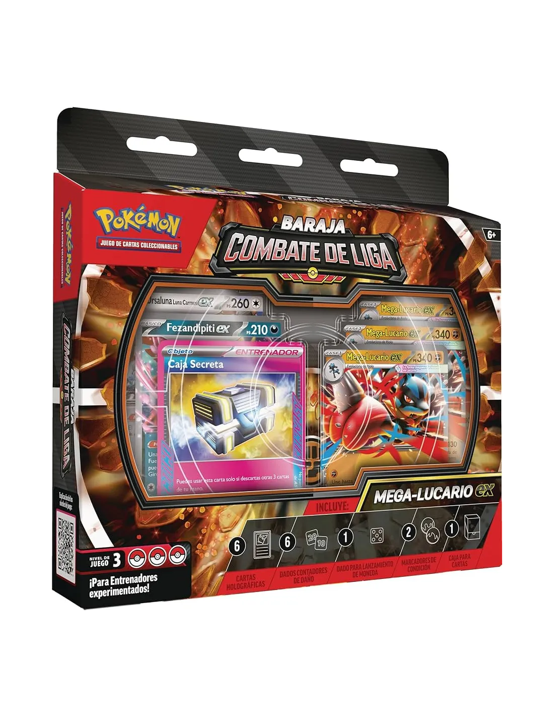 BARAJA COMBATE DE LIGA DE MEGA-LUCARIO EX (ESP)