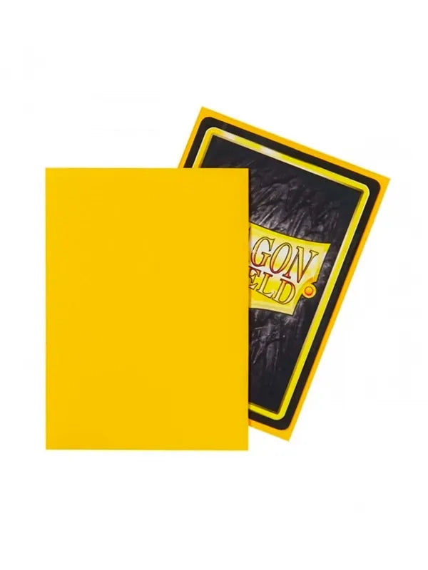 FUNDAS STANDARD MATTE - 100 UNIDADES - AMARILLO