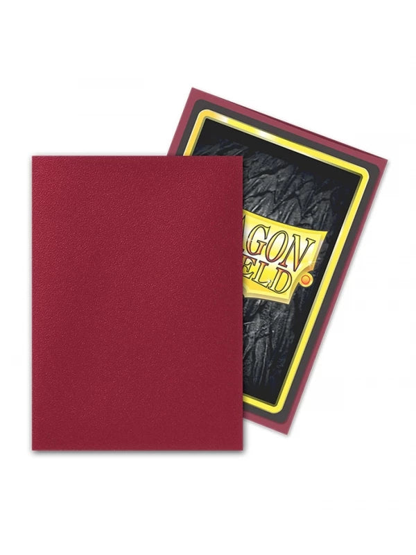 FUNDAS STANDARD MATTE - 100 UNIDADES - ROJO BLOOD RED 'SIMURAG'
