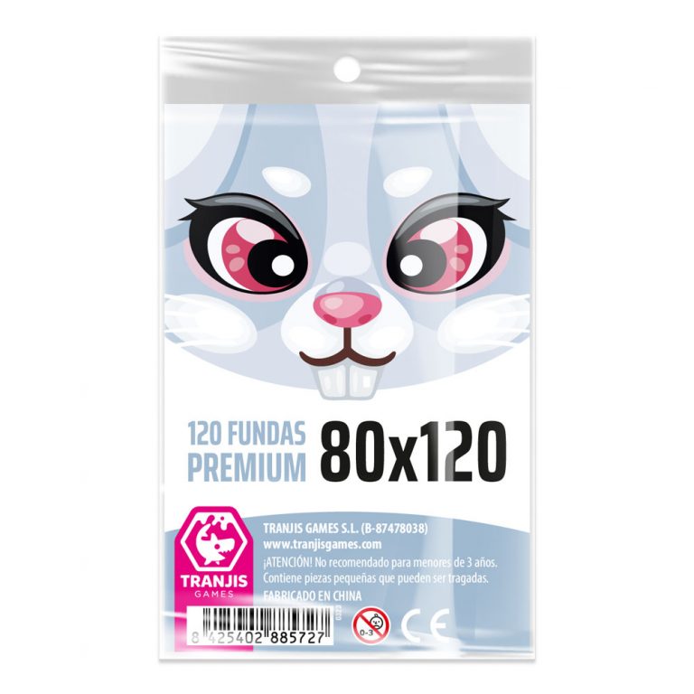 Fundas Premium CONEJO 80x120 mm Tranjis Games