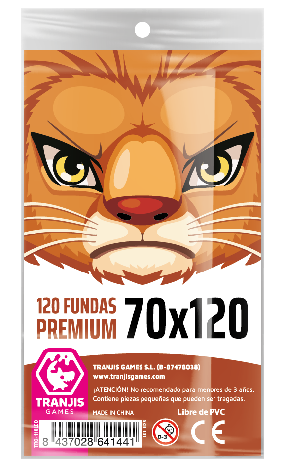 Fundas Premium LEÓN 70x120 mm Tranjis Games