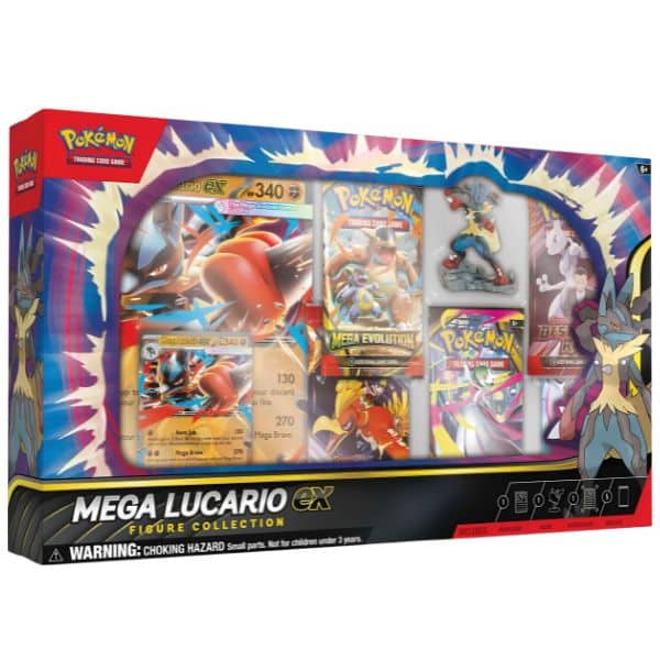 COLECCIÓN PREMIUM + FIGURA MEGA LUCARIO EX (ESP)