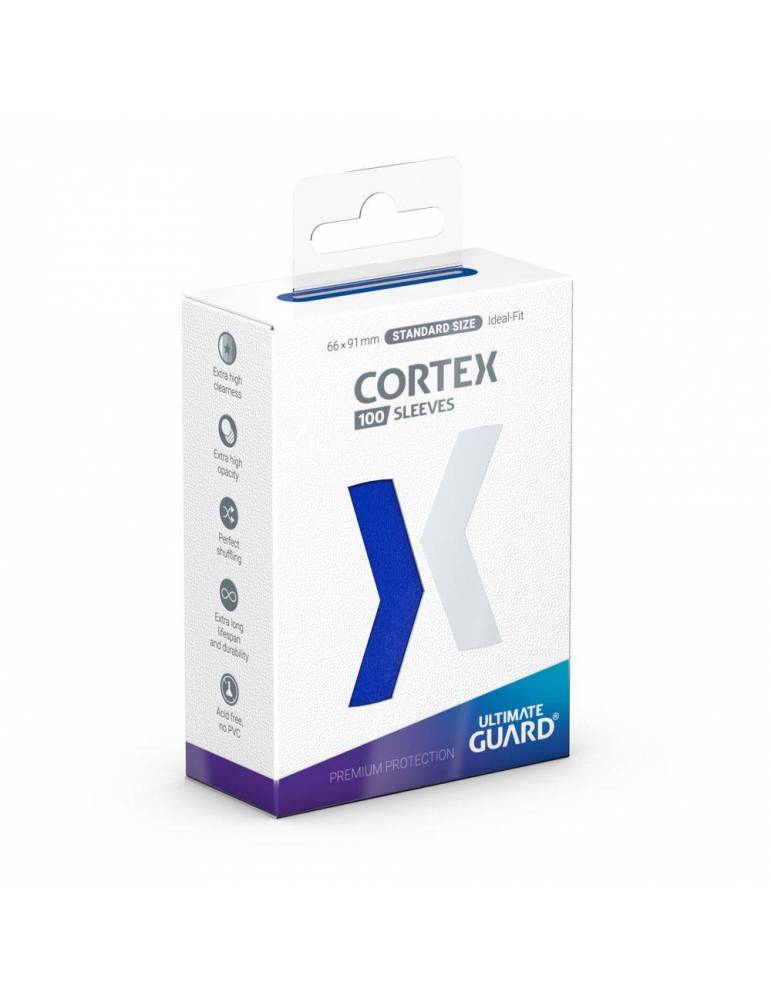 FUNDAS CORTEX TAMAÑO STANDARD 100UD - AZUL