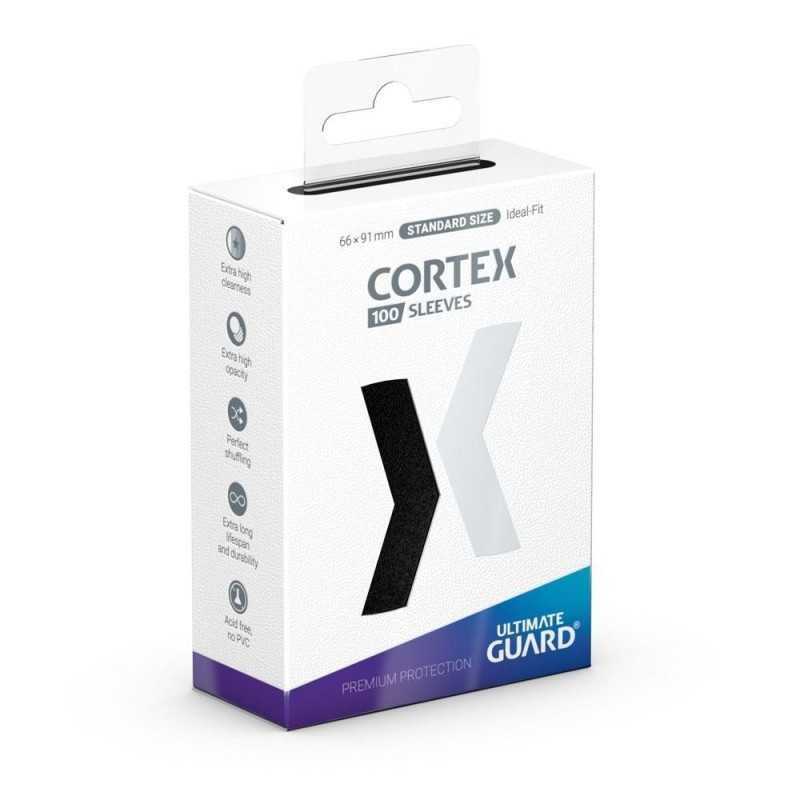 FUNDAS CORTEX TAMAÑO STANDARD 100UD - NEGRO