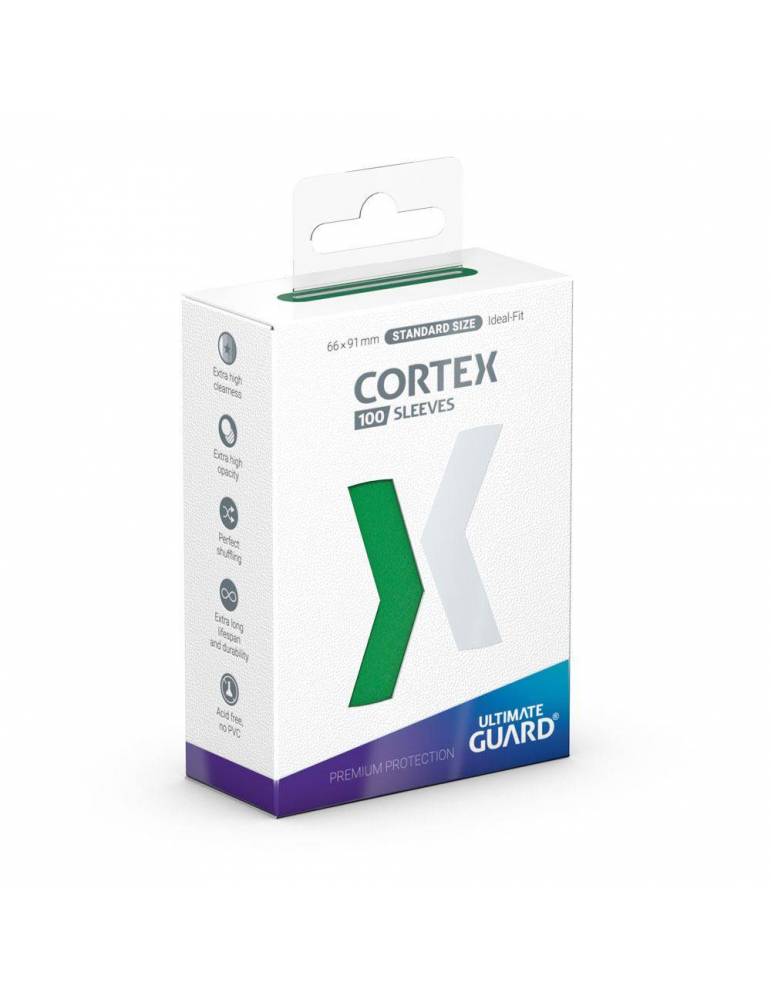 FUNDAS CORTEX TAMAÑO STANDARD 100UD - VERDE