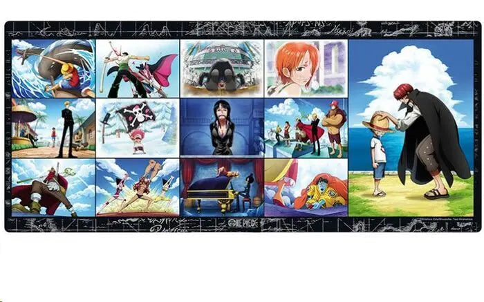 TAPETE ONE PIECE – RECUERDOS DE LA TRIPULACIÓN DEL SOMBRERO DE PAJA 90 × 40 CM